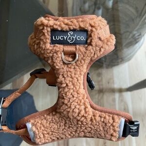 Lucy & Co. "Cider Teddy" Dog Harness size Extra-Small NWOT